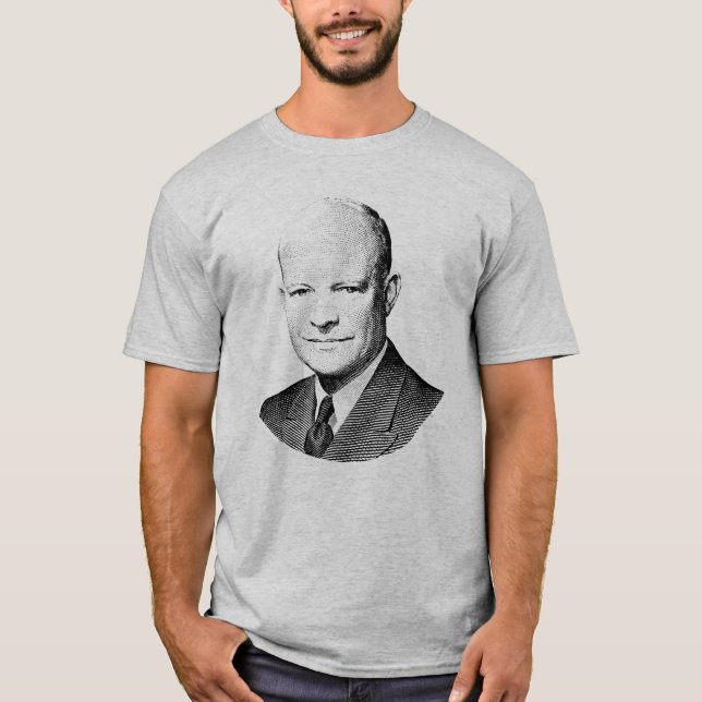 Camiseta Gráfico de presidente Dwight Eisenhower (Anverso)