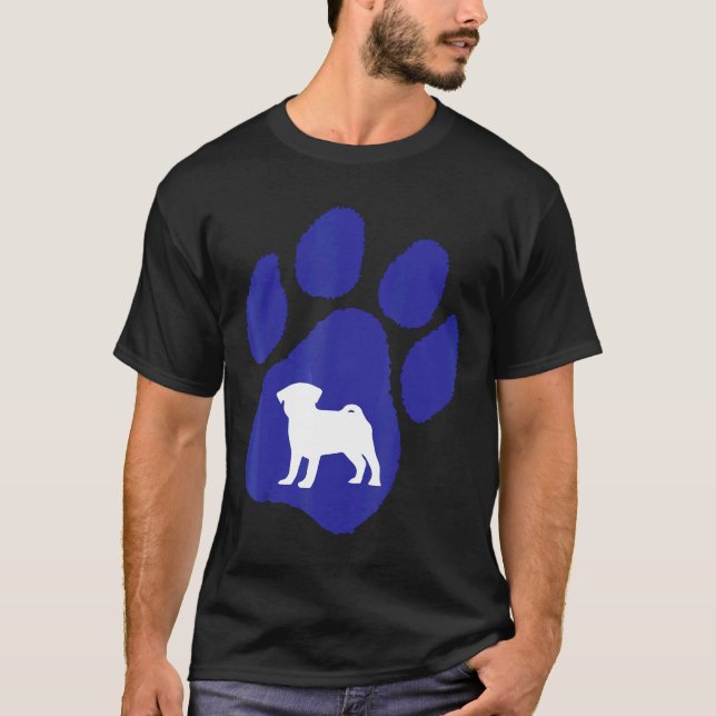 Camiseta Gráfico de Pug (Anverso)