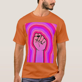 Camiseta Gráfico de puño feminista