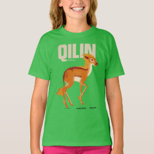 Camiseta Gráfico de Qilin Vintage