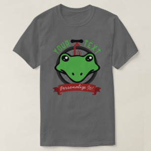 Camiseta Gráfico de rana de uniciclo