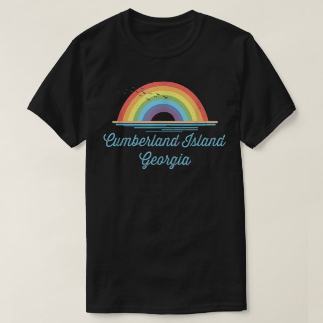 Camiseta Gráfico de recuerdo de Cumberland Island Georgia (Diseño del anverso)