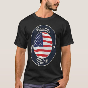 Camiseta Gráfico de recuerdo de vacaciones Camden Maine ME