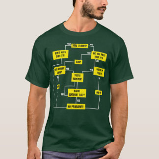 Camiseta Gráfico de resolución de problemas masculinos