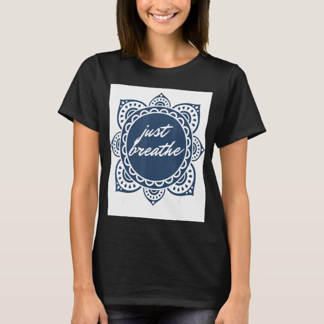 Camiseta Gráfico de Respira con Calma (Anverso)