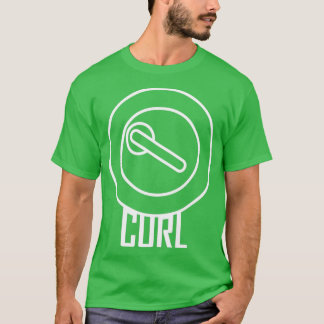 Camiseta Gráfico de rock curling