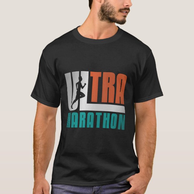 Camiseta Gráfico de Runner Ultra Marathon (Anverso)