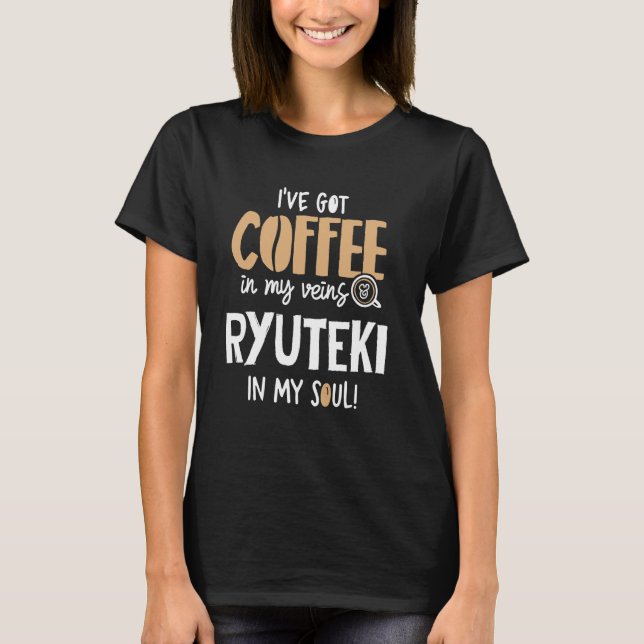 Camiseta Gráfico de Ryuteki para regalo de amantes del café (Anverso)