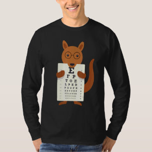 Camiseta Gráfico de sangría de diagrama ocular canguro