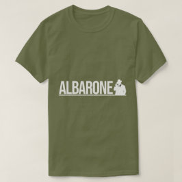 Camiseta Gráfico de Silueta de Gangster Albarone - Blanco