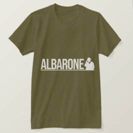 Camiseta Gráfico de Silueta de Gangster Albarone - Blanco