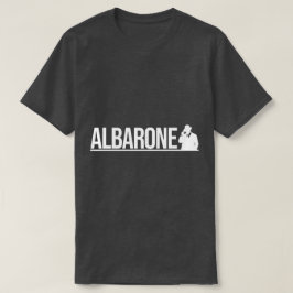 Camiseta Gráfico de Silueta de Gangster Albarone - Blanco