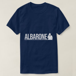 Camiseta Gráfico de Silueta de Gangster Albarone - Blanco