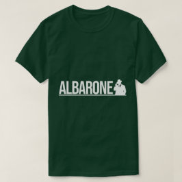 Camiseta Gráfico de Silueta de Gangster Albarone - Blanco