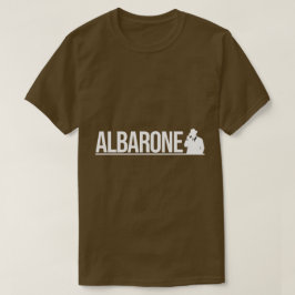 Camiseta Gráfico de Silueta de Gangster Albarone - Blanco