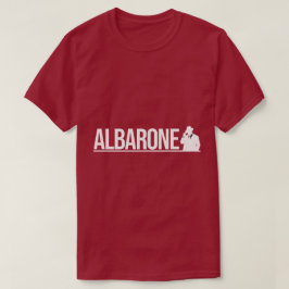 Camiseta Gráfico de Silueta de Gangster Albarone - Blanco