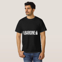 Camiseta Gráfico de Silueta de Gangster Albarone - Blanco