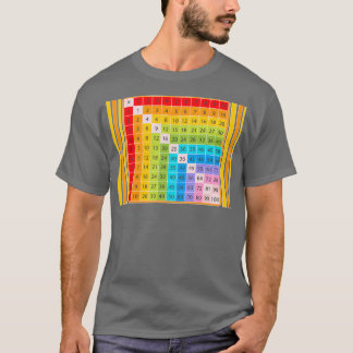 Camiseta Gráfico de tabla de multiplicación Gracioso regalo