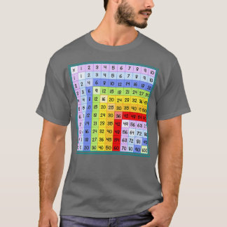 Camiseta Gráfico de tabla de multiplicación Gracioso regalo