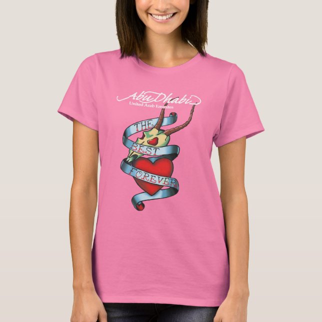 Camiseta Gráfico de tato de Abu Dhabi (Anverso)