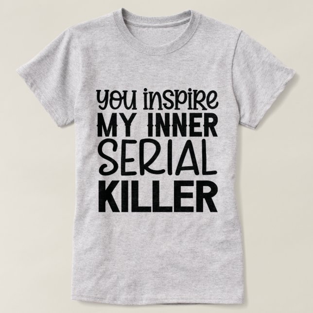 Camiseta Gráfico de texto humorístico con mensaje comedido  (Diseño del anverso)