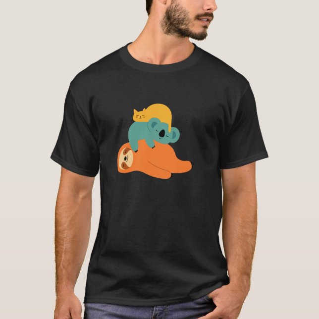Camiseta Gráfico de Threadless Andy Westface siendo perezos (Anverso)