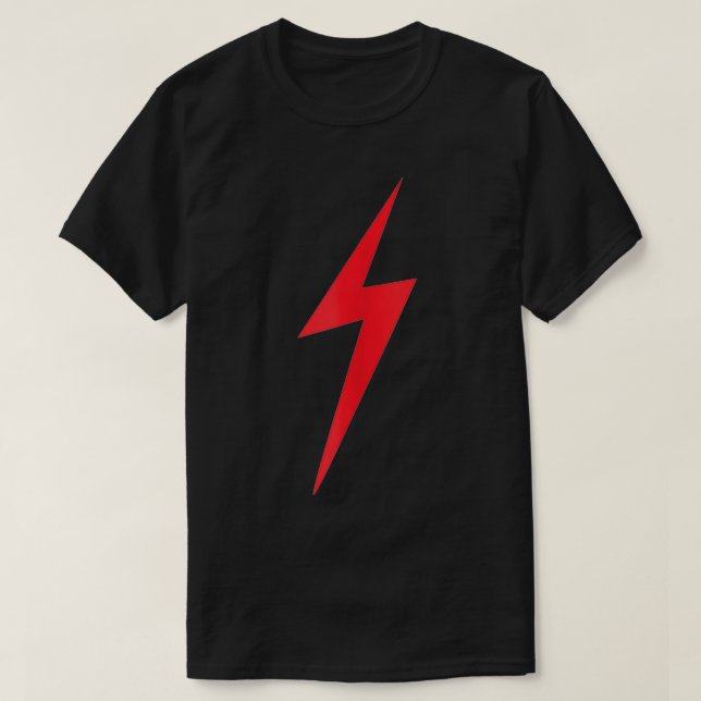 Camiseta Gráfico de Tormenta de Tornillo Eléctrico Red Ligh (Diseño del anverso)