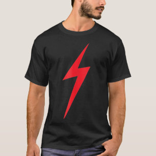 Camiseta Gráfico de Tormenta de Tornillo Eléctrico Red Ligh