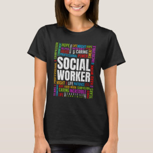 Camiseta Gráfico de trabajo social de trabajador social