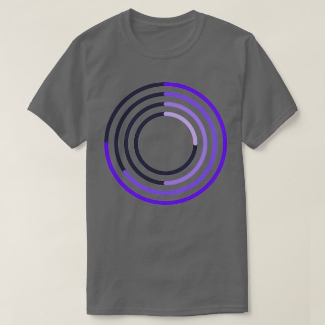 Camiseta Gráfico de tubería apilada de color mínimo (Diseño del anverso)
