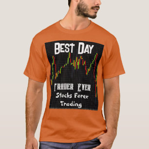 Camiseta Gráfico de velas del mercado de valores Mejor día