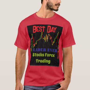 Camiseta Gráfico de velas del mercado de valores Mejor día