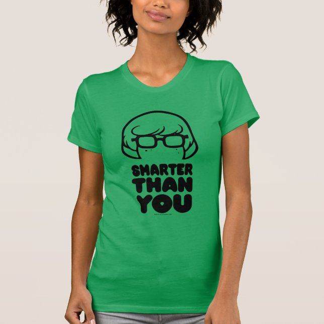 Camiseta Gráfico de Velma "más inteligente que tú" (Anverso)