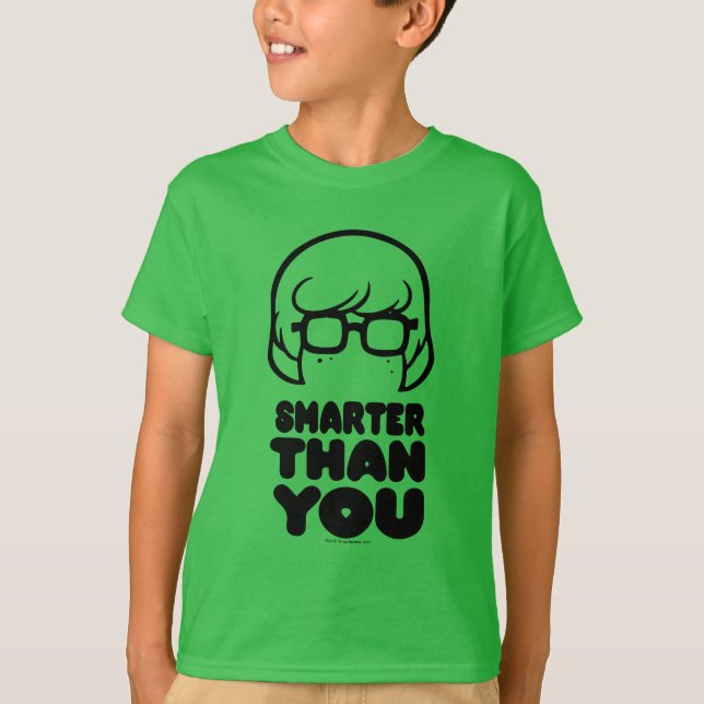 Camiseta Gráfico de Velma "más inteligente que tú" (Anverso)