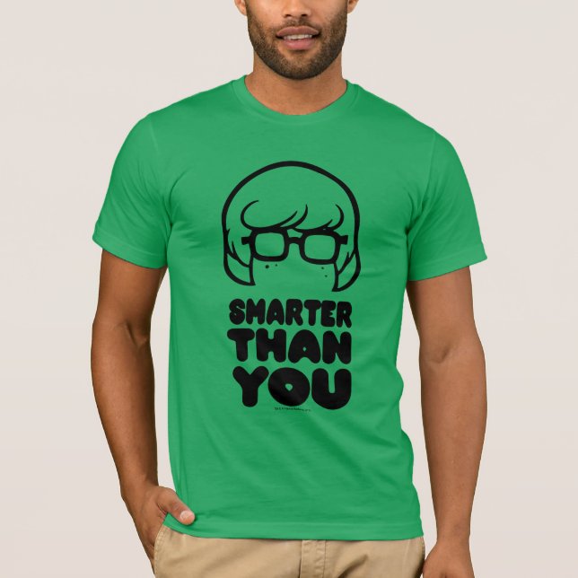 Camiseta Gráfico de Velma "más inteligente que tú" (Anverso)