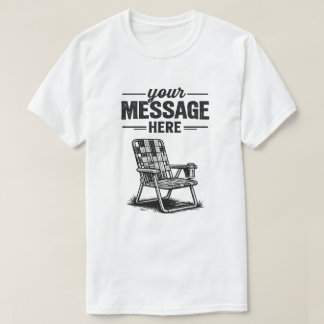 Camiseta Gráfico de verano con mensaje personalizado en sil