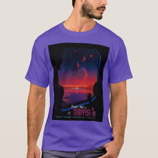Camiseta Gráfico de viajes espaciales Trappist 1
