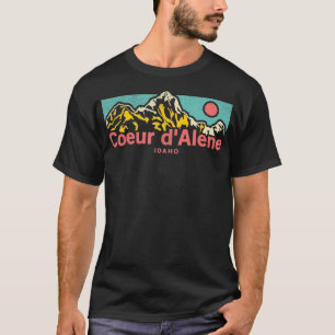 Camiseta Gráfico de Vintage Coeur dAlene Idaho Outr