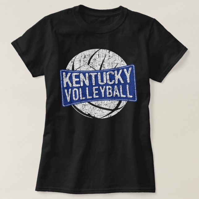 Camiseta Gráfico de voleibol de Kentucky con problemas de v (Diseño del anverso)