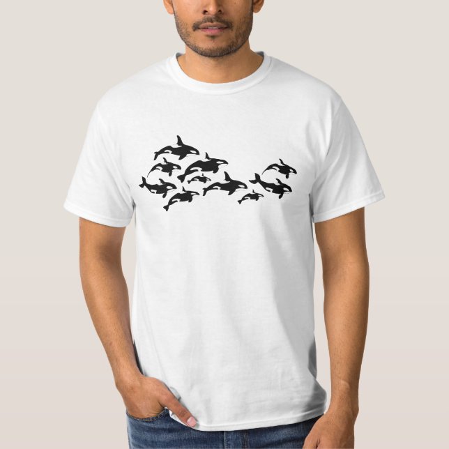 Camiseta Gráfico de Whale Pod Asesino (Anverso)