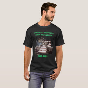 CAMISETA GRÁFICO DE WISCONSIN DE LA BAHÍA VERDE DEL NOROEST