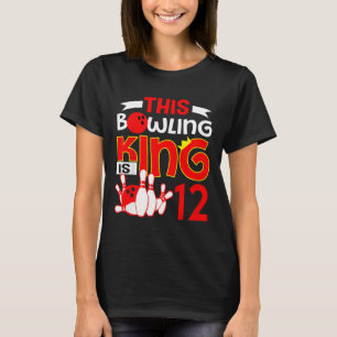 Camiseta Gráfico del 12 cumpleaños de los niños - Este rey 