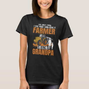 Camiseta Gráfico del abuelo como agricultor