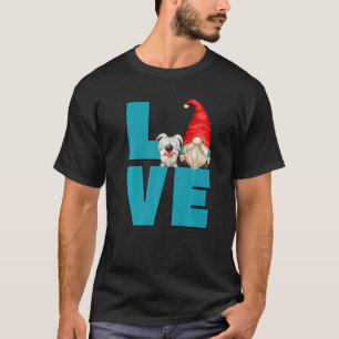 Camiseta Gráfico Del Abuelo Del Perro Amor Gnome Para Los H