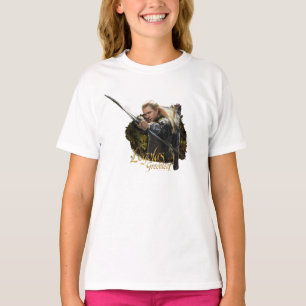 Camiseta Gráfico del arco del dibujo de LEGOLAS GREENLEAF