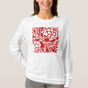 Camiseta Gráfico del arte de Pinecones del navidad