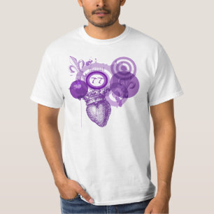 Camiseta Gráfico del corazón de Fleur