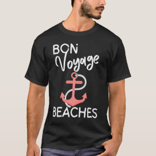 Camiseta Gráfico del crucero Bon Voyage para mujeres