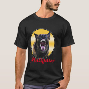 Camiseta Gráfico del descortezamiento "Maligator" Malinois