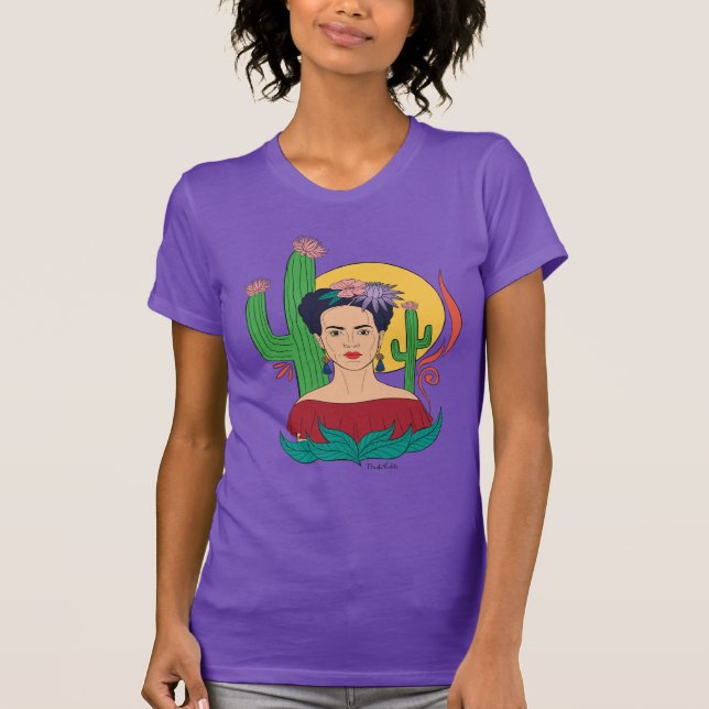 Camiseta Gráfico del desierto de Frida Kahlo (Anverso)
